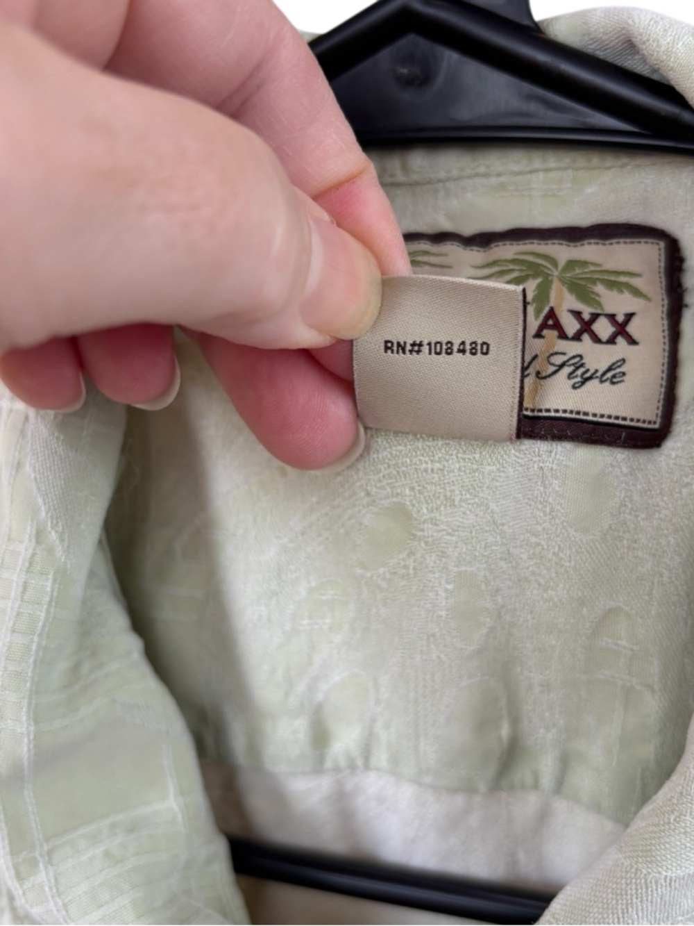 Jamaica Jaxx pale green shirt, size XL, island, resort, tropical, travel, beach - Picture 5 of 8